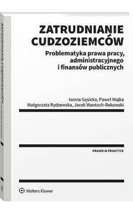 Zatrudnianie cudzoziemców. Problematyka prawa pracy, administracyjnego i finansów publicznych - Jacek Wantoch-Rekowski - Ebook - 978-83-8438-307-0