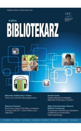 Bibliotekarz 4/2016 - Ebook