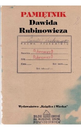 PAMIĘTNIK DAWIDA RUBINOWICZA