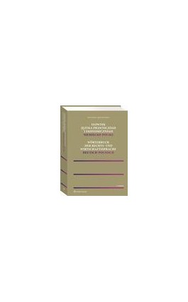 Słownik języka prawniczego i ekonomicznego niemiecko-polski - Alina Kilian - Ebook - 978-83-8246-573-0