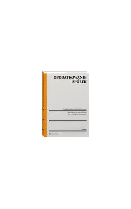 Opodatkowanie spółek - Marcin Jamroży - Ebook - 978-83-8286-352-9