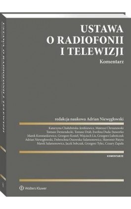 Ustawa o radiofonii i telewizji. Komentarz - Tomasz Demendecki - Ebook - 978-83-8223-946-1