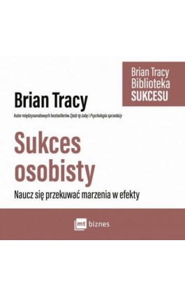Sukces osobisty - Brian Tracy - Audiobook - 978-83-8087-054-3
