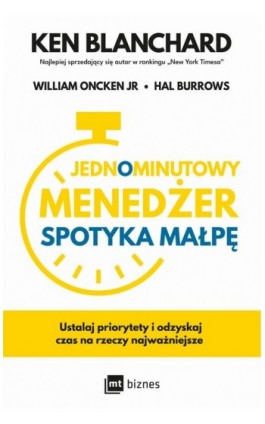 Jednominutowy Menedżer spotyka małpę - Ken Blanchard - Ebook - 978-83-8087-731-3