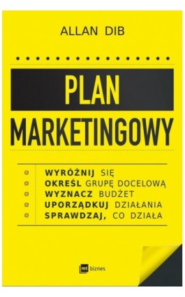 Plan marketingowy - Allan Dib - Ebook - 978-83-8231-854-8