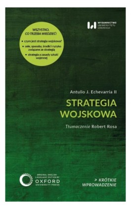 Strategia wojskowa - Antulio J. Echevarria II - Ebook - 978-83-8445-026-0
