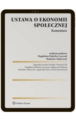 Ustawa o ekonomii społecznej. Komentarz - Dorota Sylwestrzak - Ebook - 978-83-8328-964-9