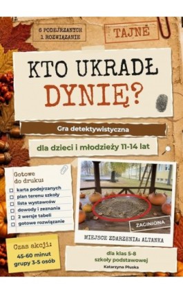Kto ukradł dynię? Gra...