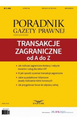 Transakcje zagraniczne od A do Z - Infor Pl - Ebook - 978-83-7440-944-5