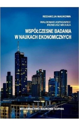 Współczesne badania w naukach ekonomicznych - Łukasz Chaba - Ebook - 978-83-65357-53-3