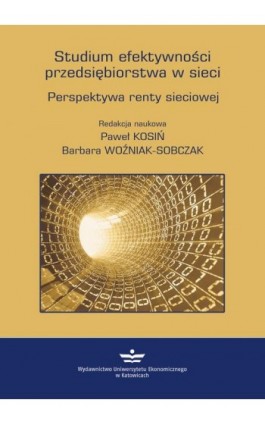 Studium efektywności przedsiębiorstwa w sieci. Perspektywa renty sieciowej - Ebook - 978-83-7875-250-9