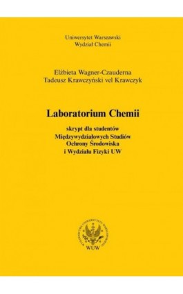 Laboratorium chemii (2012, wyd. 3) - Elżbieta Wagner-Czauderna - Ebook - 978-83-235-1015-4