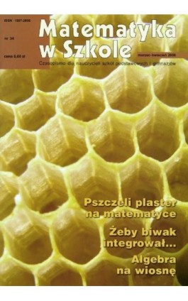 Matematyka w Szkole. Czasopismo dla nauczycieli szkół podstawowych i gimnazjów. Nr 34 - Praca zbiorowa - Ebook