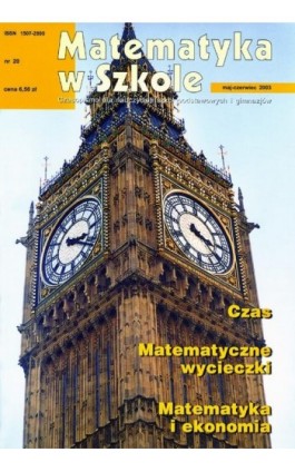 Matematyka w Szkole. Czasopismo dla nauczycieli szkół podstawowych i gimnazjów. Nr 20 - Praca zbiorowa - Ebook