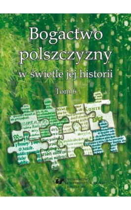 Bogactwo polszczyzny w świetle jej historii. T. 6 - Ebook - 978-83-8012-799-9