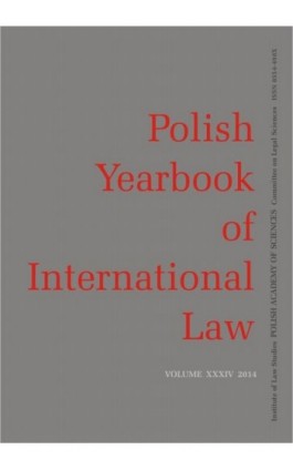 2014 Polish Yearbook of International Law vol. XXXIV - Ebook