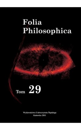Folia Philosophica. T. 29 - Ebook