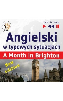 Angielski w typowych sytuacjach. A Month in Brighton – New Edition - Dorota Guzik - Audiobook - 978-83-8006-152-1