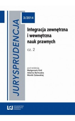 Jurysprudencja 3/2014 - Ebook - 978-83-7969-710-6