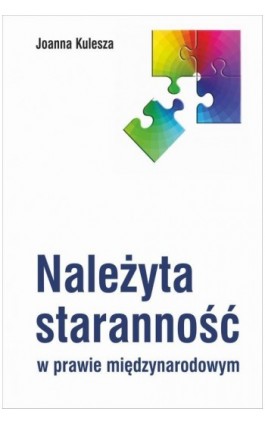 Należyta staranność w prawie międzynarodowym - Joanna Kulesza - Ebook - 978-83-7969-910-0