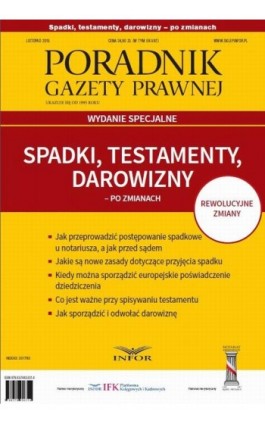 Spadki, testamenty, darowizny po zmianach - Infor Pl - Ebook - 978-83-7440-631-4