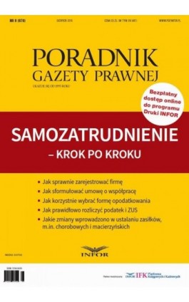 Samozatrudnienie - krok po kroku - Grzegorz Ziółkowski - Ebook - 978-83-7440-232-3