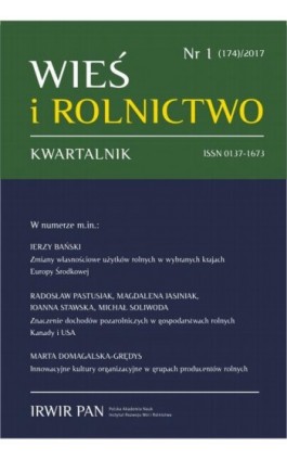 Wieś i Rolnictwo nr 1(174)/2017 - Ebook