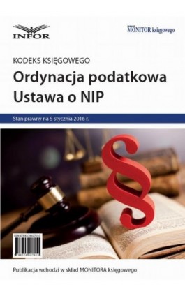 Kodeks-księgowego, Ordynacja podatkowa, NIP 2016 - Infor Pl - Ebook - 978-83-7440-741-0