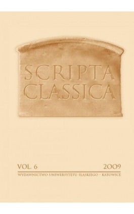 Scripta Classica. Vol. 6 - Ebook