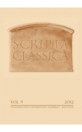 Scripta Classica. Vol. 9 - Ebook