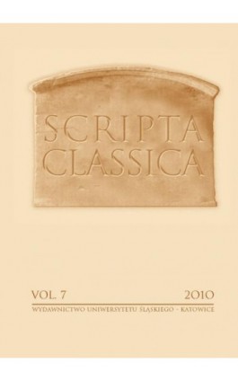 Scripta Classica. Vol. 7 - Ebook
