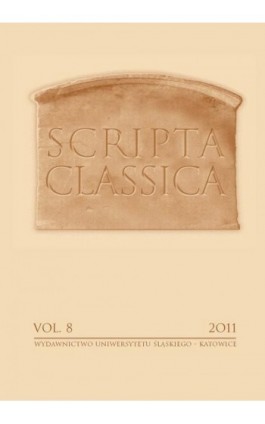 Scripta Classica. Vol. 8 - Ebook