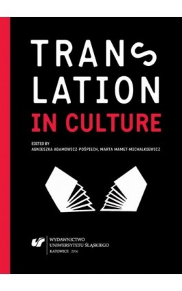 Translation in Culture - Ebook - 978-83-8012-754-8