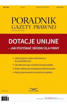 Dotacje unijne – jak pozyskać środki dla firmy - Halina Kędziora - Ebook - 978-83-7440-785-4