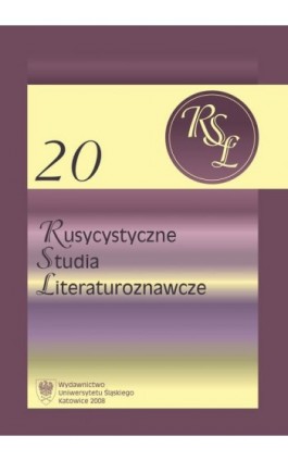 Rusycystyczne Studia Literaturoznawcze. T. 20: Z przemian gatunkowych w literaturze rosyjskiej XX i XXI wieku - Ebook