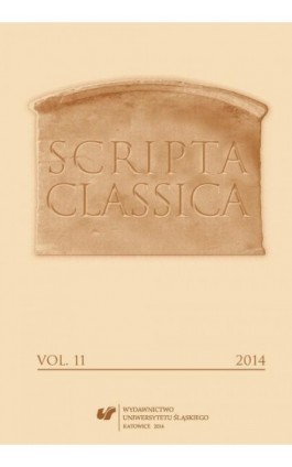Scripta Classica. Vol. 11 - Ebook