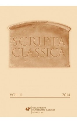 Scripta Classica. Vol. 11 - Ebook