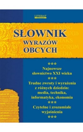 Słownik wyrazów obcych - Monika von Basse - Ebook - 978-83-7774-532-8