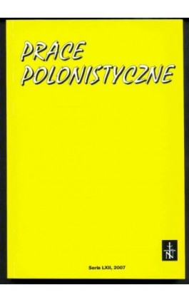 Prace Polonistyczne t. 62/2007 - Praca zbiorowa - Ebook