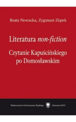 Literatura „non-fiction” - Beata Nowacka - Ebook - 978-83-8012-207-9