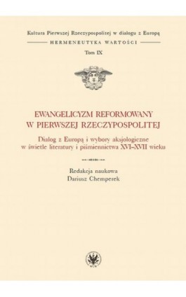 Ewangelicyzm reformowany w Pierwszej Rzeczypospolitej - Ebook - 978-83-235-2163-1