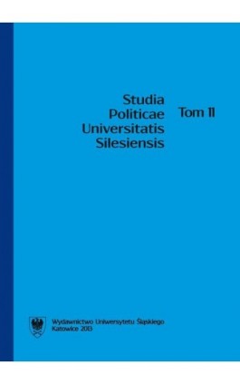 Studia Politicae Universitatis Silesiensis. T. 11 - Ebook