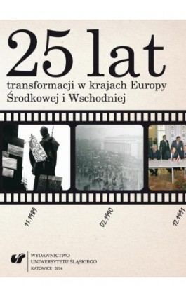 25 lat transformacji w krajach Europy Środkowej i Wschodniej - Ebook - 978-83-8012-371-7