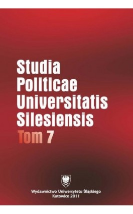 Studia Politicae Universitatis Silesiensis. T. 7 - Ebook