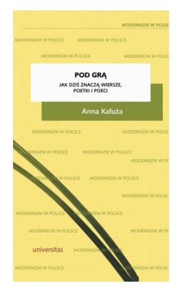 Pod grą - Anna Kałuża - Ebook - 978-83-242-2599-6