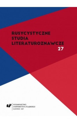Rusycystyczne Studia Literaturoznawcze. T. 27 - Ebook