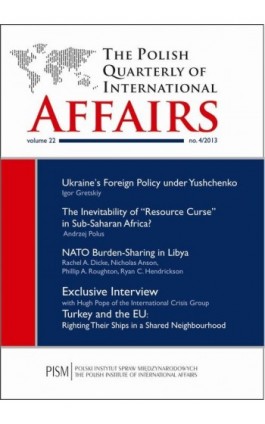 The Polish Quarterly of International Affairs 4/2013 - Marcin Zaborowski - Ebook