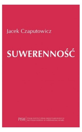 Suwerenność - Jacek Czaputowicz - Ebook - 978-83-62453-77-1