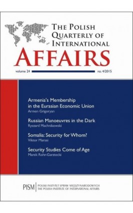 The Polish Quarterly of International Affairs nr 4/2015 - Armen Grigoryan - Ebook