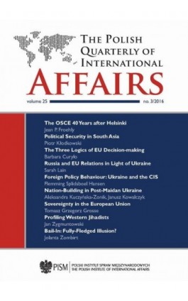 The Polish Quarterly of International Affairs 3/2016 - Jean P. Froehly - Ebook